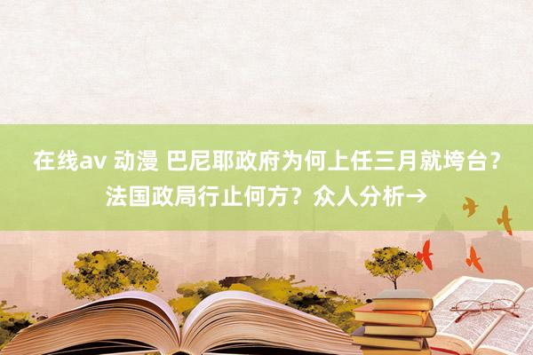 在线av 动漫 巴尼耶政府为何上任三月就垮台？法国政局行止何方？众人分析→