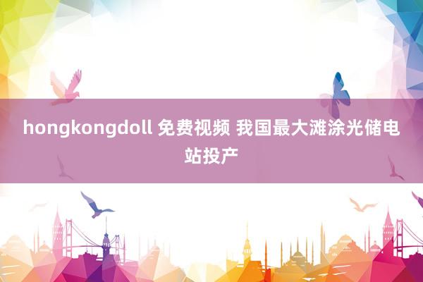 hongkongdoll 免费视频 我国最大滩涂光储电站投产